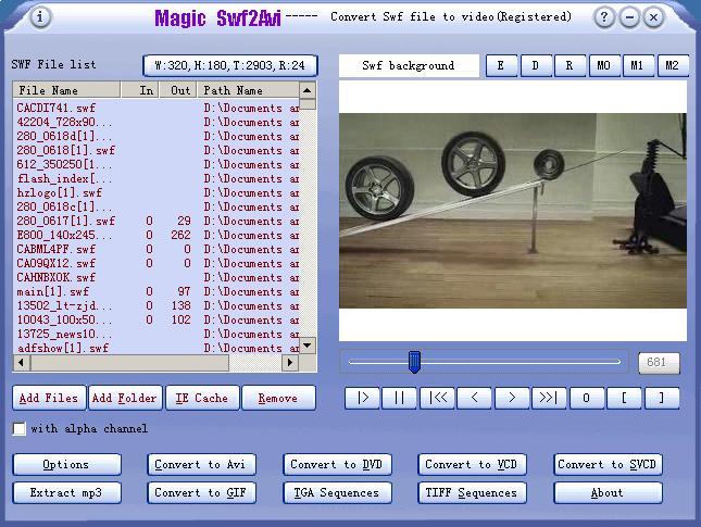 Magic Swf2Avi Screenshot